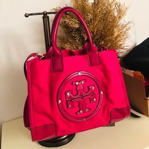 “SOLD”Tory Burch Ella Tote in Hot pink